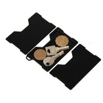 Portacarte RFID in lega di alluminio Portafoglio antifurto EDC Portamonete Porta carte chiave, Red, Blue, Black, Brown, Orange, Grey, Red Main Body, Blue Main Body, Gray Main Body