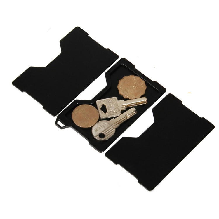 Portacarte RFID in lega di alluminio Portafoglio antifurto EDC Portamonete Porta carte chiave, Red, Blue, Black, Brown, Orange, Grey, Red Main Body, Blue Main Body, Gray Main Body