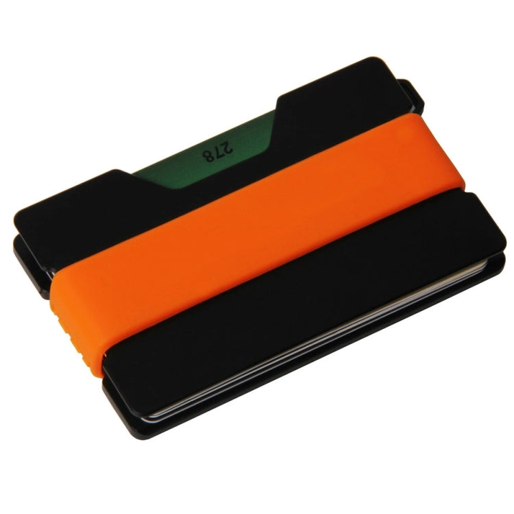 Portacarte RFID in lega di alluminio Portafoglio antifurto EDC Portamonete Porta carte chiave, Red, Blue, Black, Brown, Orange, Grey, Red Main Body, Blue Main Body, Gray Main Body
