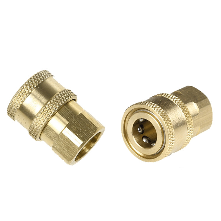 2 PCS Irrigatori ad acqua ad alta pressione Connessione in diretta e prese a innesto rapido per il collegamento filettato degli ugelli della lavatrice, Inner G1/4, Internal M14x1.5mm