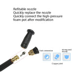 2 PCS Irrigatori ad acqua ad alta pressione Connessione in diretta e prese a innesto rapido per il collegamento filettato degli ugelli della lavatrice, Inner G1/4, Internal M14x1.5mm