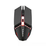 2 PCS K-Snake M11 4 Tasti 1600 DPI Gioco luminoso Mouse cablato Notebook Desktop USB Mouse cablato, Lunghezza cavo: 1,5 m