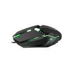 2 PCS K-Snake M11 4 Tasti 1600 DPI Gioco luminoso Mouse cablato Notebook Desktop USB Mouse cablato, Lunghezza cavo: 1,5 m