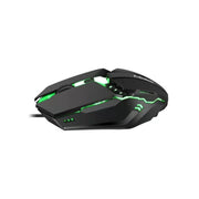 2 PCS K-Snake M11 4 Tasti 1600 DPI Gioco luminoso Mouse cablato Notebook Desktop USB Mouse cablato, Lunghezza cavo: 1,5 m