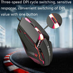 2 PCS K-Snake M11 4 Tasti 1600 DPI Gioco luminoso Mouse cablato Notebook Desktop USB Mouse cablato, Lunghezza cavo: 1,5 m