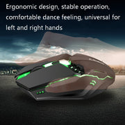 2 PCS K-Snake M11 4 Tasti 1600 DPI Gioco luminoso Mouse cablato Notebook Desktop USB Mouse cablato, Lunghezza cavo: 1,5 m