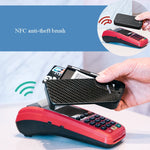 New-Bring Porta carte di credito in metallo Portafoglio impermeabile antifurto magnetico automatico per biglietti da visita, Red, Blue, Black, Grey, Carbon Fiber