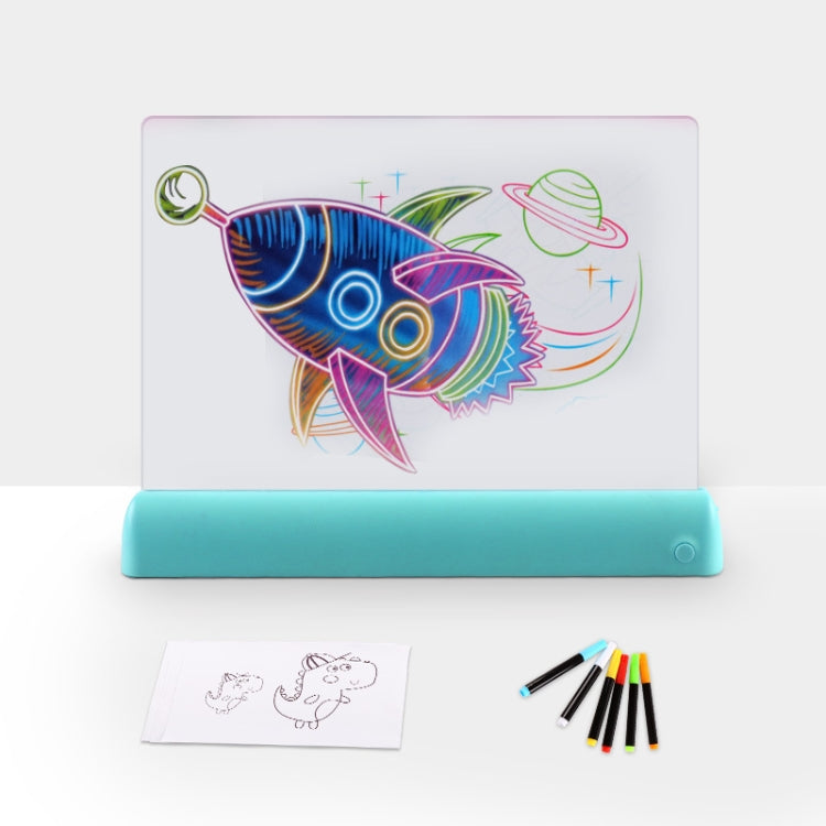 Pannello LED 3D Pittura Fluorescente per Bambini 33x25cm