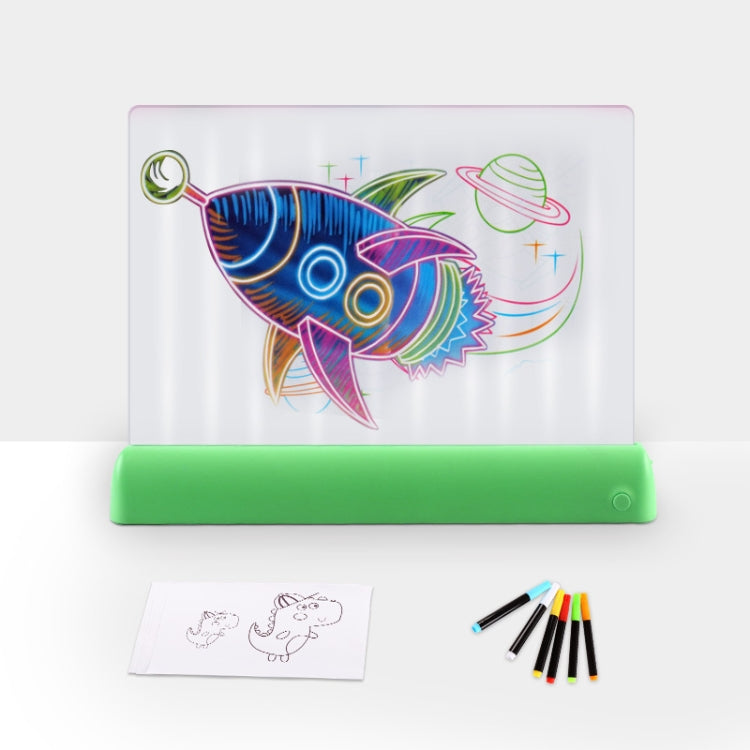 Pannello LED 3D Pittura Fluorescente per Bambini 33x25cm