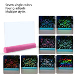 Pannello LED 3D Pittura Fluorescente per Bambini 33x25cm