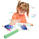 Pannello LED 3D Pittura Fluorescente per Bambini 33x25cm