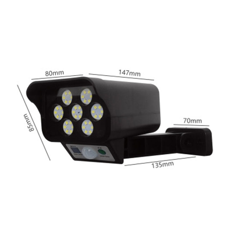 Lampada da parete solare LED con sensore anti-ladro