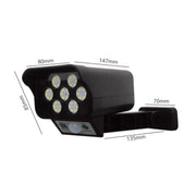 Lampada da parete solare LED con sensore anti-ladro
