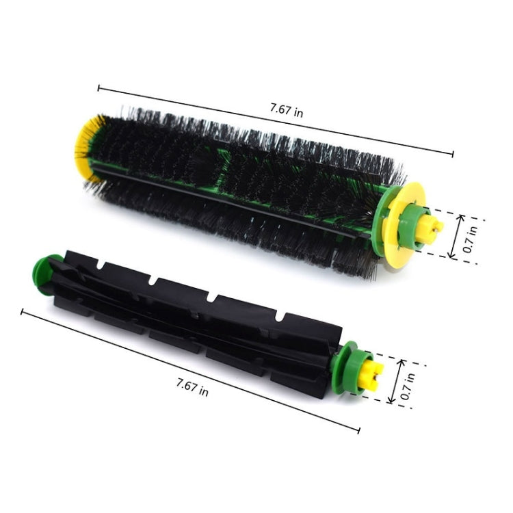 Set 8 pezzi ricambi spazzole e filtro per Roomba 500