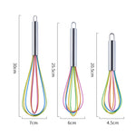 10 PCS Silicone Egg Beater Home Egg Mixer Gadget da cucina Strumenti per la cottura della crema, 12 inch Colorful, 10 inch Colorful, 8 inch Colorful, 12 inch Black, 10 inch Black, 8 inch Black, 12 inch Blue, 10 inch Blue, 8 inch Blue, 12 inch Red      ...