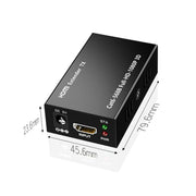 1 coppia HW-YD60 HDMI Extender Amplificatore di segnale 1080P, distanza effettiva: 60 m, spina europea
