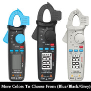 BSIDE ACM81 Pinza amperometrica digitale Auto-Rang Precisione 1mA 200A Corrente CC CA Multimetro, ACM81 Blue, ACM81 Black, ACM81 Grey