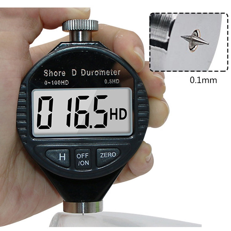 Misuratore di durezza per pneumatici in gomma siliconica con display digitale elettronico, 0-100HA A, 0-100HC C, 0-100HD D