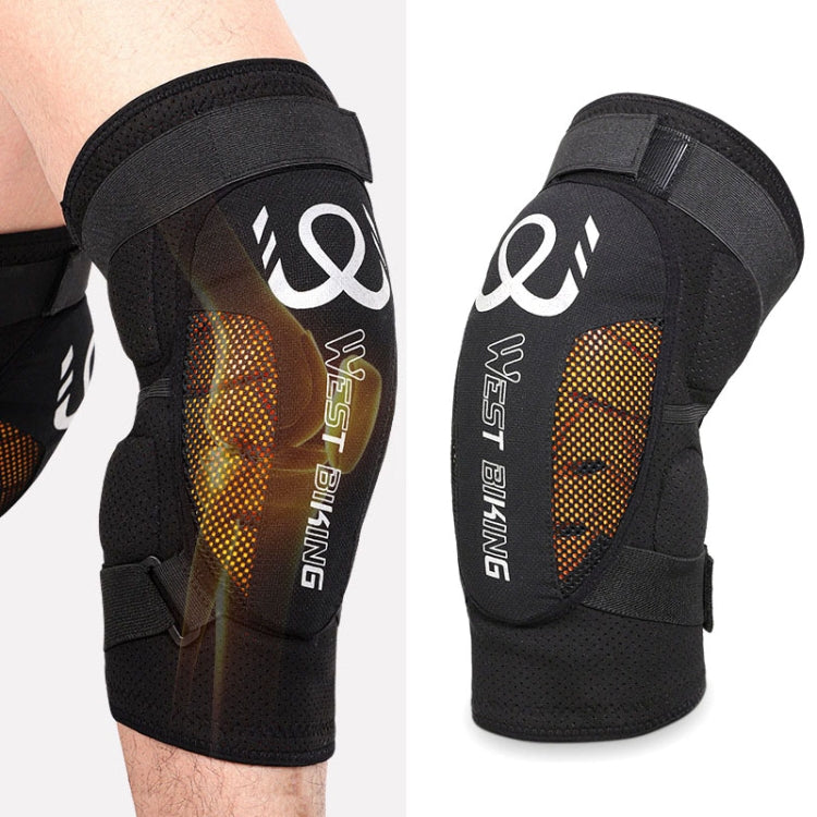 WEST BIKING YP1301056 Ginocchiere sportive Ciclismo Corsa Coperture antiscivolo per articolazioni del ginocchio, Stile:, Single Left, Single Right, A Pair