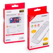 DOBE Game Handle Custodia in cristallo trasparente Custodia protettiva in TPU per console Switch OLED, TNS-1133C