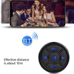 Telecomando per telefono cellulare per auto Pulsante multimediale wireless Bluetooth Telecomando Riproduzione di musica Selfie, Silver, Black, Black With Buckle, Silver With Buckle