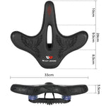 WEST BIKING YP0801122 Bicicletta Mountain Bike Ampio cuscino per il tempo libero e comoda sella per bicicletta, YP0801122