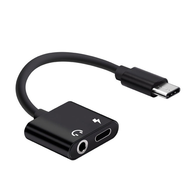 Adattatore USB-C a 3,5 mm Aux + USB-C per Mi 8 Lite