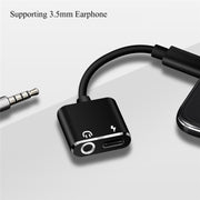 Cavo audio caricabatterie adattatore USB-C/tipo-C a 3,5 mm Aux + USB-C/tipo C per Mi 8 Lite A2 (L1130)