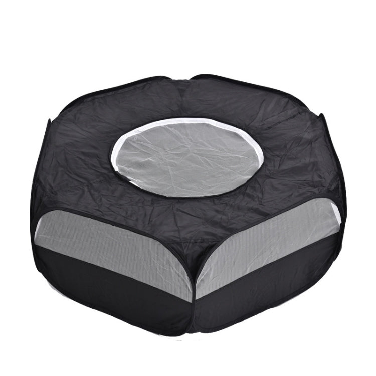 Gioco di allenamento all'aperto piegato per piccoli animali domestici Tenda strisciante per piccoli animali, specifica:, With Cover and Side Cloth (Black), With Cover and Side Cloth (Blue), With Side Cloth (Black), With Side Cloth (Blue)