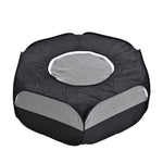 Gioco di allenamento all'aperto piegato per piccoli animali domestici Tenda strisciante per piccoli animali, specifica:, With Cover and Side Cloth (Black), With Cover and Side Cloth (Blue), With Side Cloth (Black), With Side Cloth (Blue)