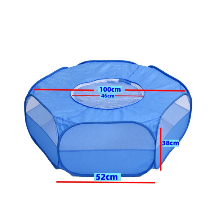 Gioco di allenamento all'aperto piegato per piccoli animali domestici Tenda strisciante per piccoli animali, specifica:, With Cover and Side Cloth (Black), With Cover and Side Cloth (Blue), With Side Cloth (Black), With Side Cloth (Blue)