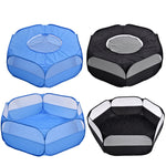 Gioco di allenamento all'aperto piegato per piccoli animali domestici Tenda strisciante per piccoli animali, specifica:, With Cover and Side Cloth (Black), With Cover and Side Cloth (Blue), With Side Cloth (Black), With Side Cloth (Blue)
