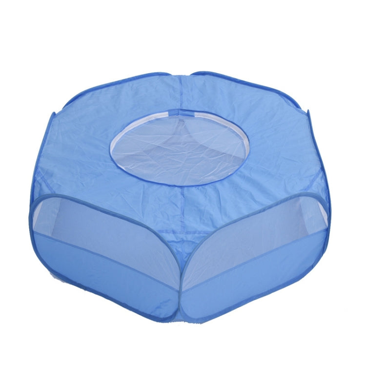 Gioco di allenamento all'aperto piegato per piccoli animali domestici Tenda strisciante per piccoli animali, specifica:, With Cover and Side Cloth (Black), With Cover and Side Cloth (Blue), With Side Cloth (Black), With Side Cloth (Blue)
