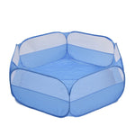 Gioco di allenamento all'aperto piegato per piccoli animali domestici Tenda strisciante per piccoli animali, specifica:, With Cover and Side Cloth (Black), With Cover and Side Cloth (Blue), With Side Cloth (Black), With Side Cloth (Blue)