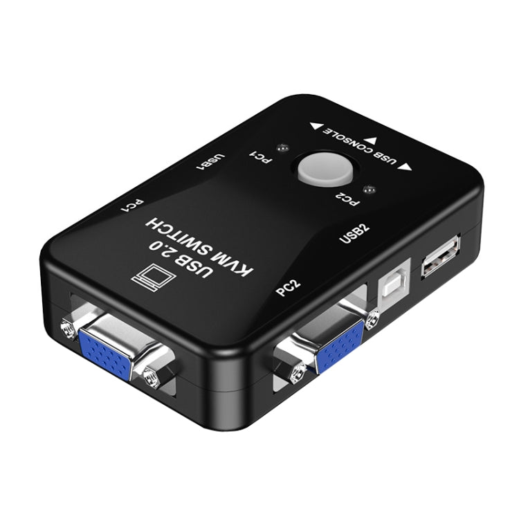 HW1701 Switcher KVM 2 in 1 out Switch VGA manuale a 2 porte USB con commutazione mouse tastiera, HW1701