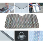 SHUNWEI 2 PCS Parabrezza anteriore per auto Parasole Protezione solare estiva e pannello ombreggiante per isolamento termico, R-3934 130x70cm (Hatchback), R-3920 130x60cm (Hatchback), R-3921 140x70cm (Sedan), R-3922 140x75cm (SUV Off-road Vehicle)