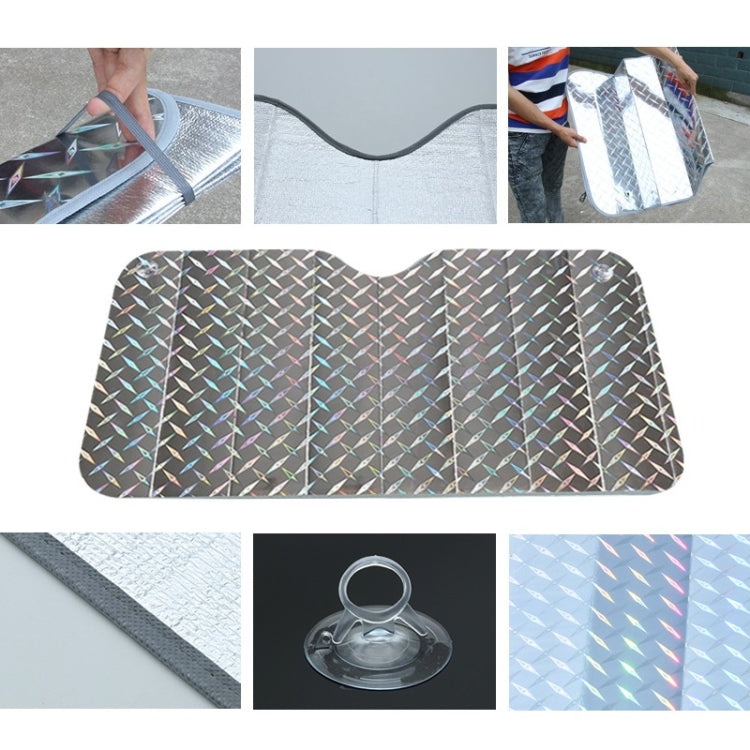 SHUNWEI 2 PCS Parabrezza anteriore per auto Parasole Protezione solare estiva e pannello ombreggiante per isolamento termico, R-3934 130x70cm (Hatchback), R-3920 130x60cm (Hatchback), R-3921 140x70cm (Sedan), R-3922 140x75cm (SUV Off-road Vehicle)