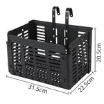 WEST BIKING Cestino per bicicletta Cestino pieghevole a sgancio rapido Cestino per alimenti portatile, WEST BIKING Bicycle Food Basket
