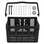 WEST BIKING Cestino per bicicletta Cestino pieghevole a sgancio rapido Cestino per alimenti portatile, WEST BIKING Bicycle Food Basket