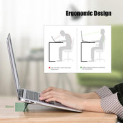 02919 Staffa per laptop con maggiore dissipazione del calore Base per laptop Staffa per poggiapiedi portatile