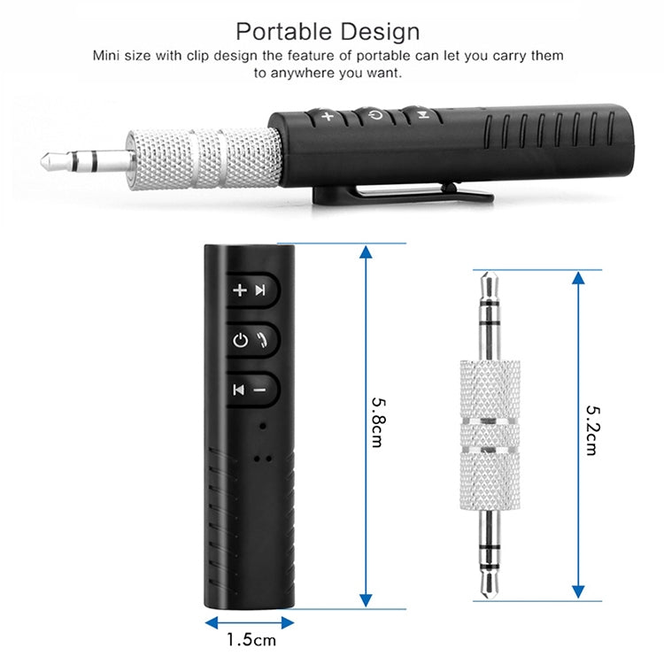 Ricevitore audio Bluetooth lavalier 3,5 mm per smartphone