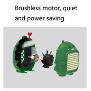A9 Ventilatore per dinosauro da tavolo Mini ventilatore a vento grande USB, Green, Yellow, Pink