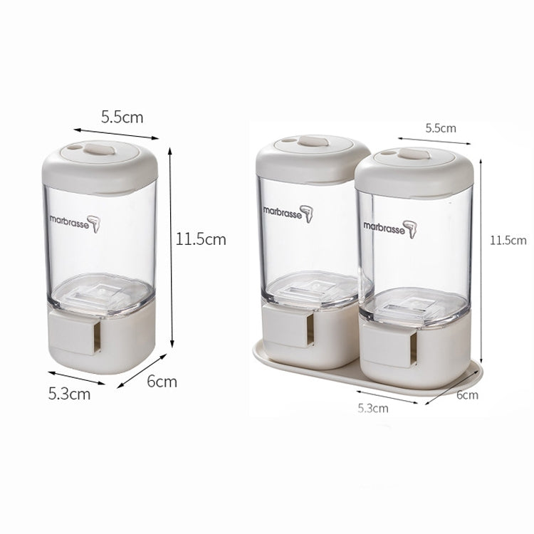 Marbrasse Dosaggio Contenitore per condimento Tipo di pressatura Bottiglia per condimento Sigillatura rotativa Contenitore per condimento per cucina domestica, Single, Metering
