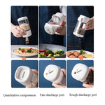 Marbrasse Dosaggio Contenitore per condimento Tipo di pressatura Bottiglia per condimento Sigillatura rotativa Contenitore per condimento per cucina domestica, Single, Metering