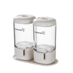 Marbrasse Dosaggio Contenitore per condimento Tipo di pressatura Bottiglia per condimento Sigillatura rotativa Contenitore per condimento per cucina domestica, Single, Metering