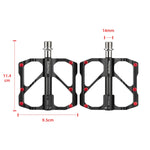1 paio PROMEND Titanium Axle Carbon Tube Pedale per bicicletta Mountain Bike Road Bike 3 Palin Pedal, PD-M86C-TI, PD-R87C-TI