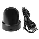 Caricabatterie per dock di ricarica wireless USB con cavo micro USB per Samsung Gear S2 S3 Classic Frontier