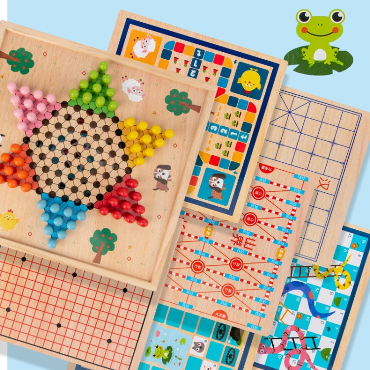 Giocattolo da tavolo multifunzione in legno per bambini