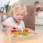 Giocattolo da tavolo multifunzione in legno per bambini