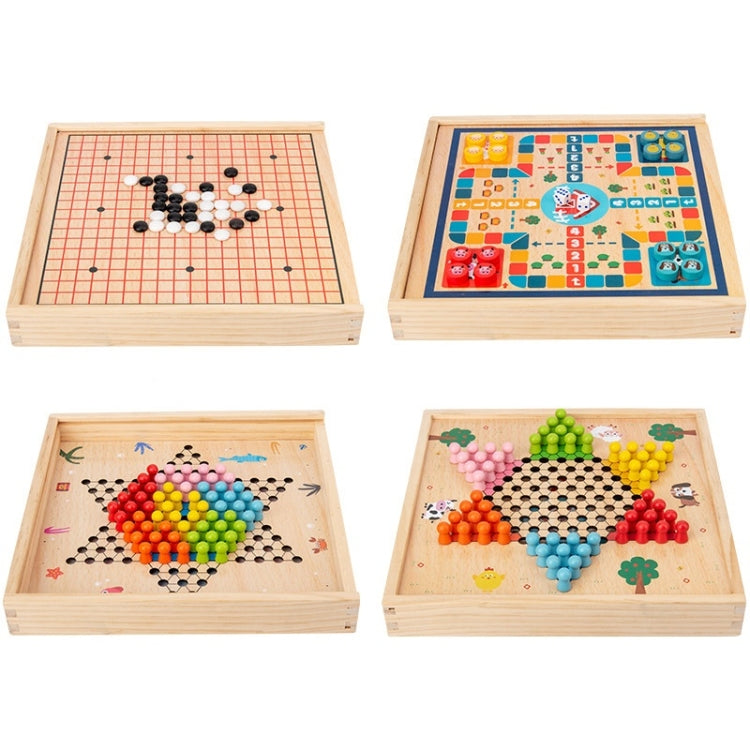 Giocattolo da tavolo multifunzione in legno per bambini